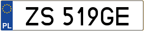 Truck License Plate